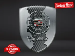Cadillac Sticker sur Gels 3D Tuning Logo Bombé Course ST